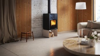 HS FLAMINGO krbová kamna DELUXE PENTAI - krémová