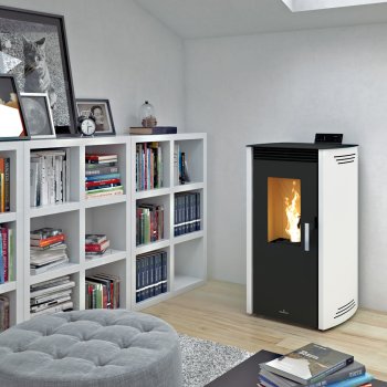 Peletová kamna Bronpi NOA, 10,3 kW, slonovina