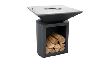 ARTISS Zahradní gril G2 Grafit s deskou z nerezové potravinářské oceli