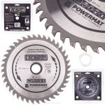 POWERMAT TDD-160x20x40Z Pilový kotouč na dřevo 160x20mm 40Z