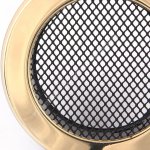 Krbová mřížka kulatá 160mm mosaz