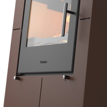 HS FLAMINGO krbová kamna EVENES - hnědá sametová