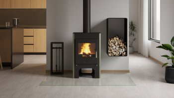 HS FLAMINGO krbová kamna ESPO III olivová