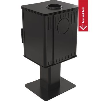 KRATKI krbová kamna KOZA K5 s nohou - černá