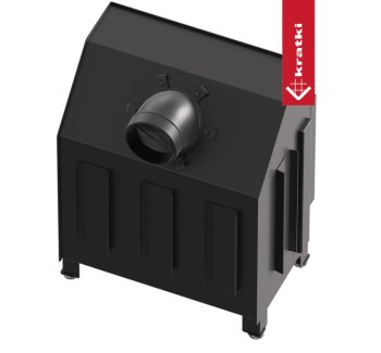 KRATKI krbová vložka ZIBI ECO 9,9 kW, samozavírací dvířka