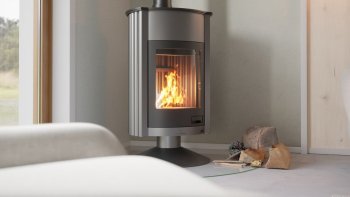 HS FLAMINGO krbová kamna MASTERFLAMME Grande II - šedá