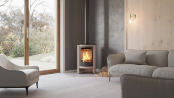 HS FLAMINGO krbová kamna MASTERFLAMME Piccolo I - krémová