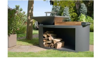 ARTISS Zahradní gril G3 Grafit s deskou z uhlíkové oceli