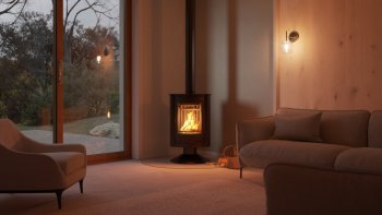 HS FLAMINGO krbová kamna MASTERFLAMME Piccolo II - černá