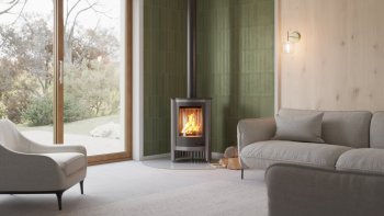 HS FLAMINGO krbová kamna MASTERFLAMME Piccolo I - šedá