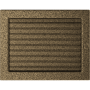 Krbová mřížka 22x30 BASIC staré zlato s žaluzií