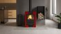 HS FLAMINGO krbová kamna ESPO II - červená
