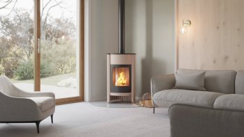 HS FLAMINGO krbová kamna MASTERFLAMME Grande I - krémová