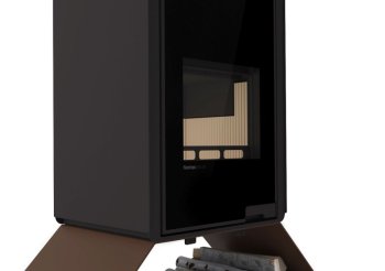 HS FLAMINGO krbová kamna DELUXE SENAI - hnědá sametová