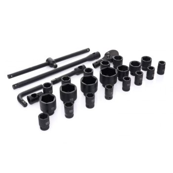 Kraft&Dele KD11758 Nástrčné rázové hlavice 3/4" 6-ti hran 26 ks