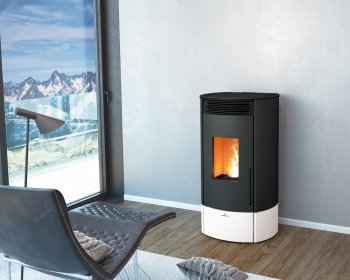 Peletová kamna Bronpi MILA, 10,3 kW, slonovina