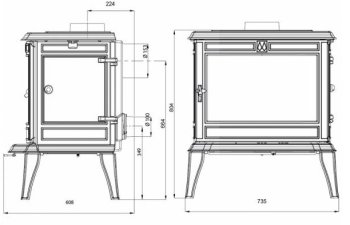 KAWMET krbová kamna Premium ATHENA S12 ECO