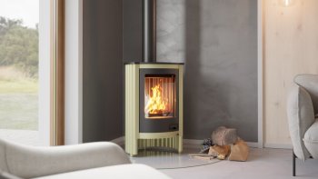 HS FLAMINGO krbová kamna MASTERFLAMME Piccolo I - olivová