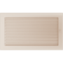 Krbová mřížka 22x37 BASIC krémová s žaluzií (VÝPRODEJ)