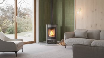 HS FLAMINGO krbová kamna MASTERFLAMME Medie I - šedá