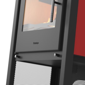 HS FLAMINGO krbová kamna KUALA - červená