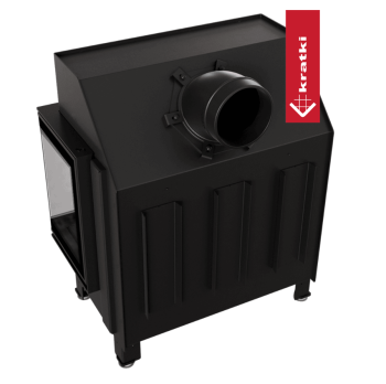 KRATKI krbová vložka Zibi ECO 9,9 kW, pravé prosklení