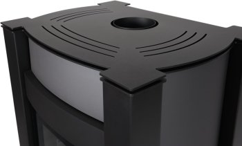 HS FLAMINGO krbová kamna AQUAFLAM VARIO KALMAR 11 kW - šedá (bez výměníku)