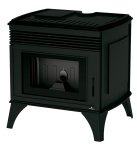 Peletová litinová kamna Bronpi NICOL, 6 kW, černá