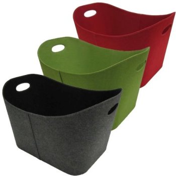 ADURO koš na dřevo BASELINE 4 - šedý