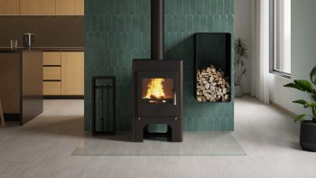 HS FLAMINGO krbová kamna ESPO III hnědá sametová