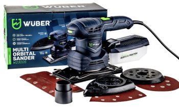 WUBER Vibrační bruska 3v1 1300W s příslušenstvím W23005