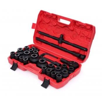 Kraft&Dele KD11758 Nástrčné rázové hlavice 3/4" 6-ti hran 26 ks