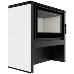 KRATKI krbová kamna JUNO 12 bílý