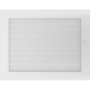 Krbová mřížka 22x30 BASIC bílá s žaluzií