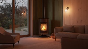 HS FLAMINGO krbová kamna MASTERFLAMME Grande II - šedá