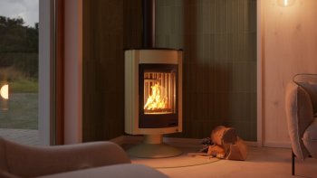 HS FLAMINGO krbová kamna MASTERFLAMME Medie II - olivová