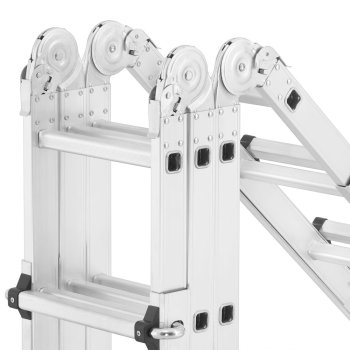 Higher teleskopický kloubový žebřík 4x3 s plošinou ML-103D