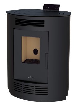 Peletová kamna Bronpi NINA, 8 kW, černá