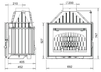INVICTA krbová vložka 700 GA 9270-73 s klapkou