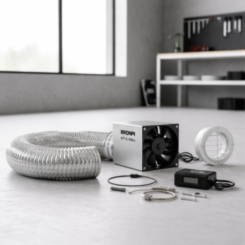 Sada rozvodu vzduchu Bronpi 9 m – pravá (KIT-C-D)