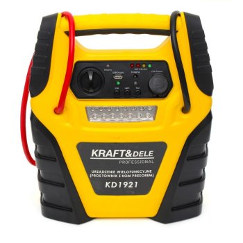 Kraft&Dele KD1921 startovací zdroj, kompresor, svítilna a nabíječka