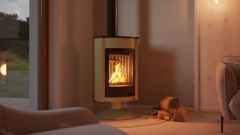 HS FLAMINGO krbová kamna MASTERFLAMME Medie II - olivová