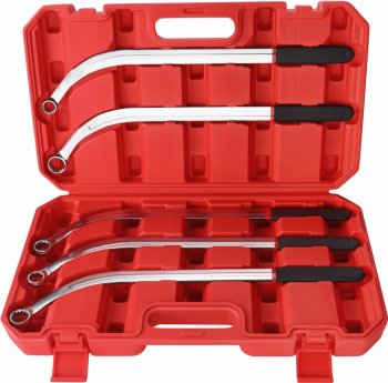 Sada očkových klíčů na napínáky rozvodů KRAFT&DELE KD12530, 5 ks, 13–19 mm