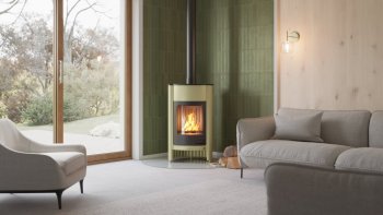 Krbová kamna MASTERFLAMME ® Grande I, olivová