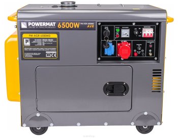 POWERMAT Dieselová elektrocentrála 6,5kW ATS PM-AGR-6500MD