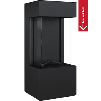 KRATKI Krbová plynová kamna LEO HB/45/68/G31/37MBAR na propan, 3 skla