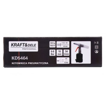 Kraft&Dele KD5464 pneumatická nýtovačka 16mm