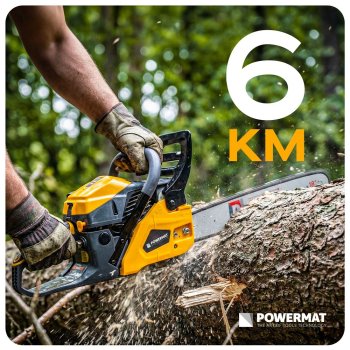 POWERMAT PM-PSP-6HP-PRO Benzínová řetězová pila 6HP 18"