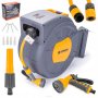 POWERMAT Samonavíjecí buben se zahradní hadicí 35m 1/2" PM-ABNW-35M