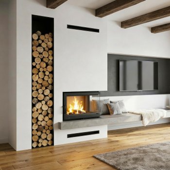 Krbová vložka NORDflam PARMA pravá, 13 kW